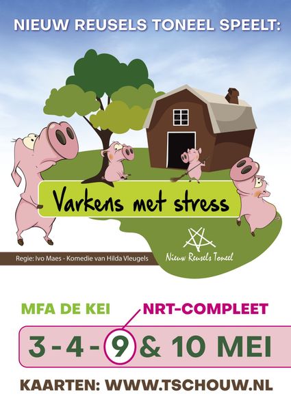 Varkens met stress