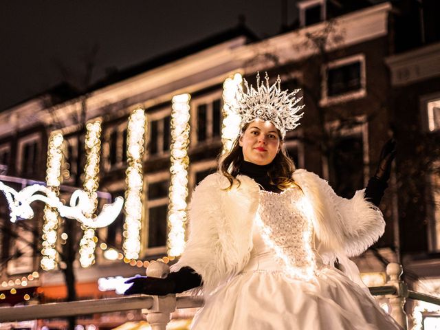 Een theateract tijdens Lichtjesavond