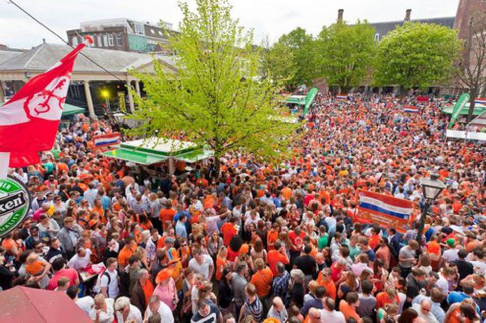 Koningsdag in Leiden