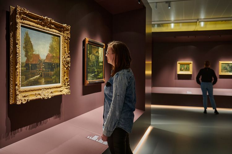 Van Gogh zaal in Het Noordbrabants Museum in s'-Hertogenbosch