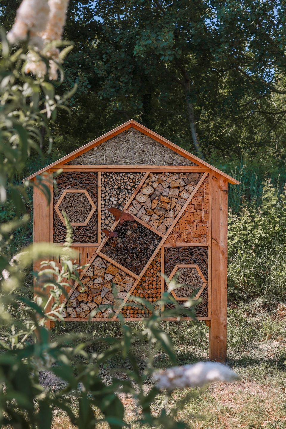 Bijenkas bij Pluktuin Bloemenliefde