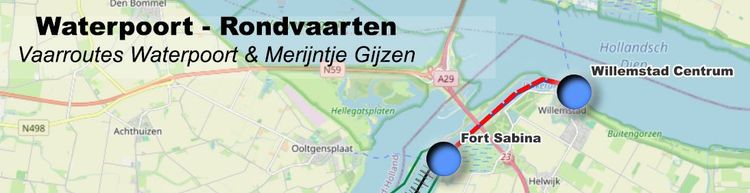 Vaarroutes Waterpoort & Merijntje Gijzen