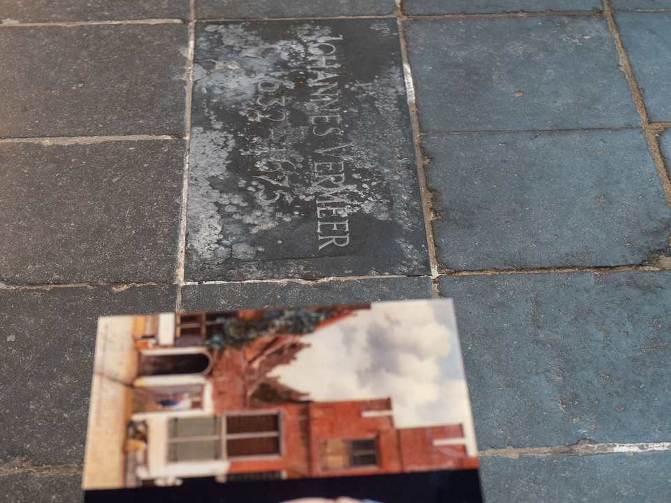 Graf van Johannes Vermeer in de Oude Kerk