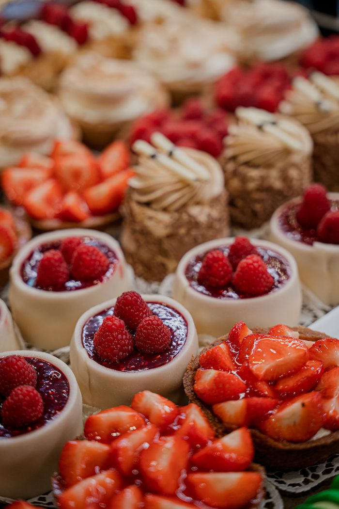 Fruit gebak bij Saranne