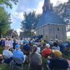 Bijeenkomst in Greonterp bij Huize Het Gras en Klokkentoren