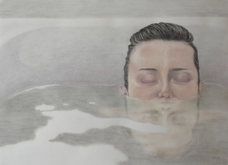 Maeve van Klaveren, The Bather ll, 2020, particuliere collectie
