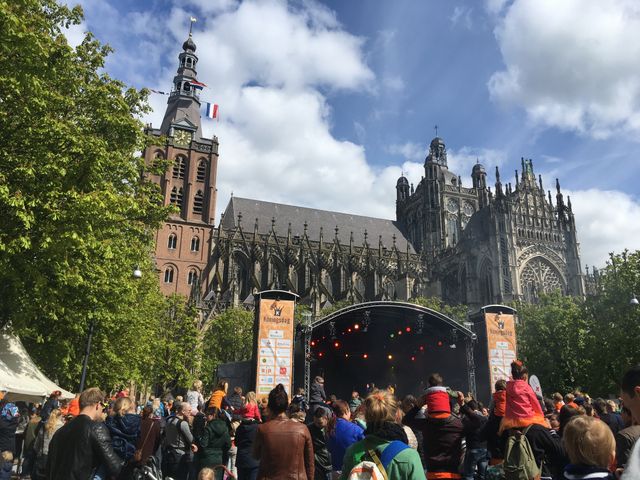 Koningsdag op de Parade in 's-Hertogenbosch