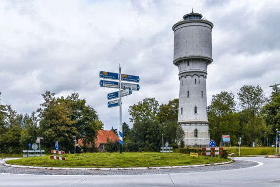 De watertoren in Meppel