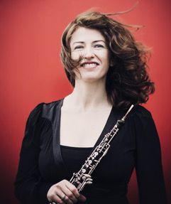 Aisling Casey, eerste hoboïst van het Radio Filharmonisch Orkest,
