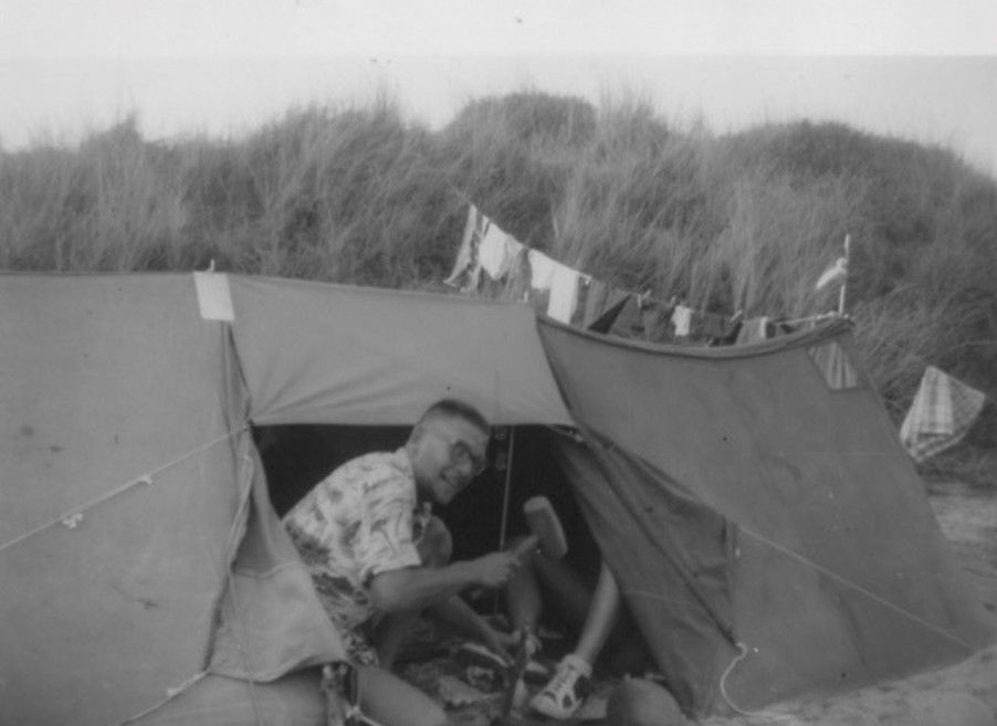 Foto kamperen op Vlieland 1