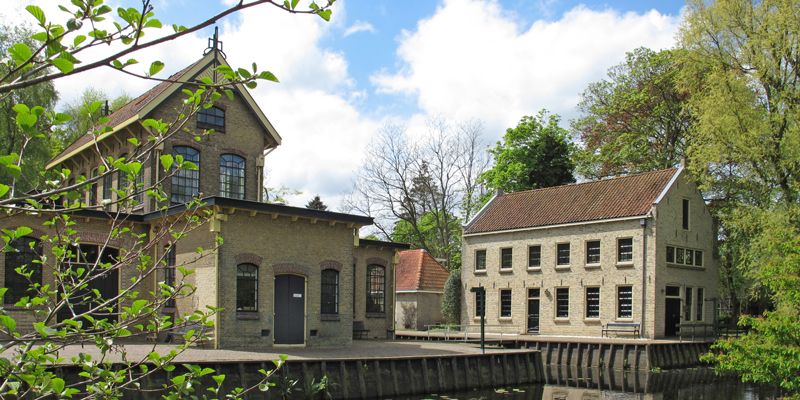 Het museumgebouw van Joure.
