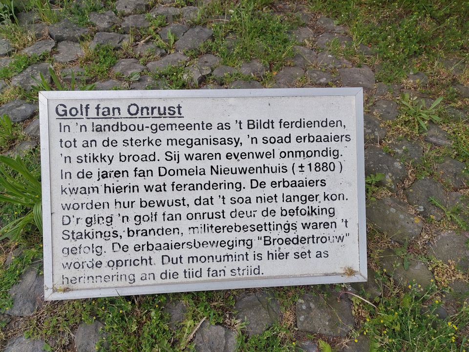 Golf van onrust