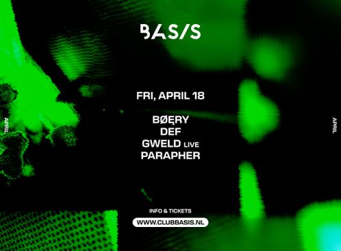 BASIS: BØĘRY/ DEF/ Gweld [live]/ Parapher