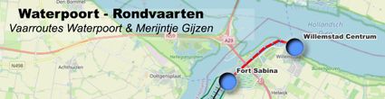 Vaarroutes Waterpoort & Merijntje Gijzen