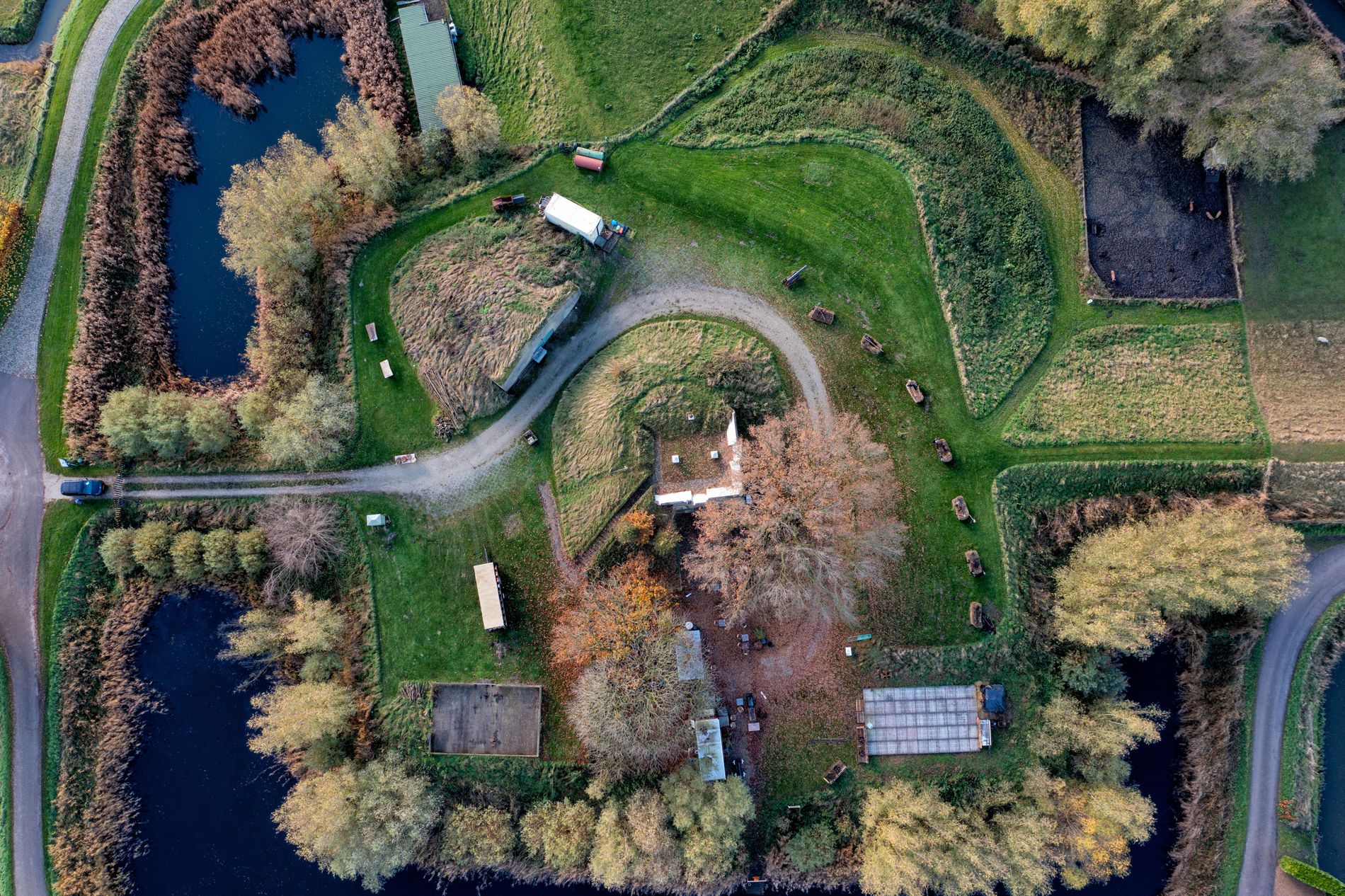 Bovenaanzicht Fort de Hel