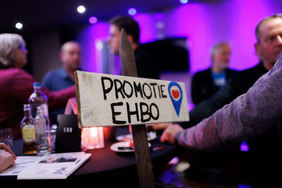 Promotie EHBO bordje van een ondernemers oude bekende
