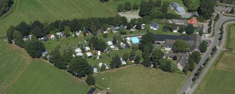 Luchtfoto camping de bocht