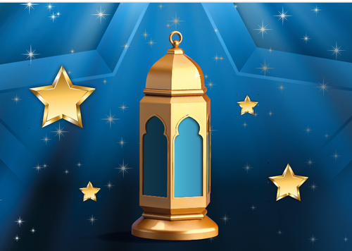 Lantaarn met sterretjes