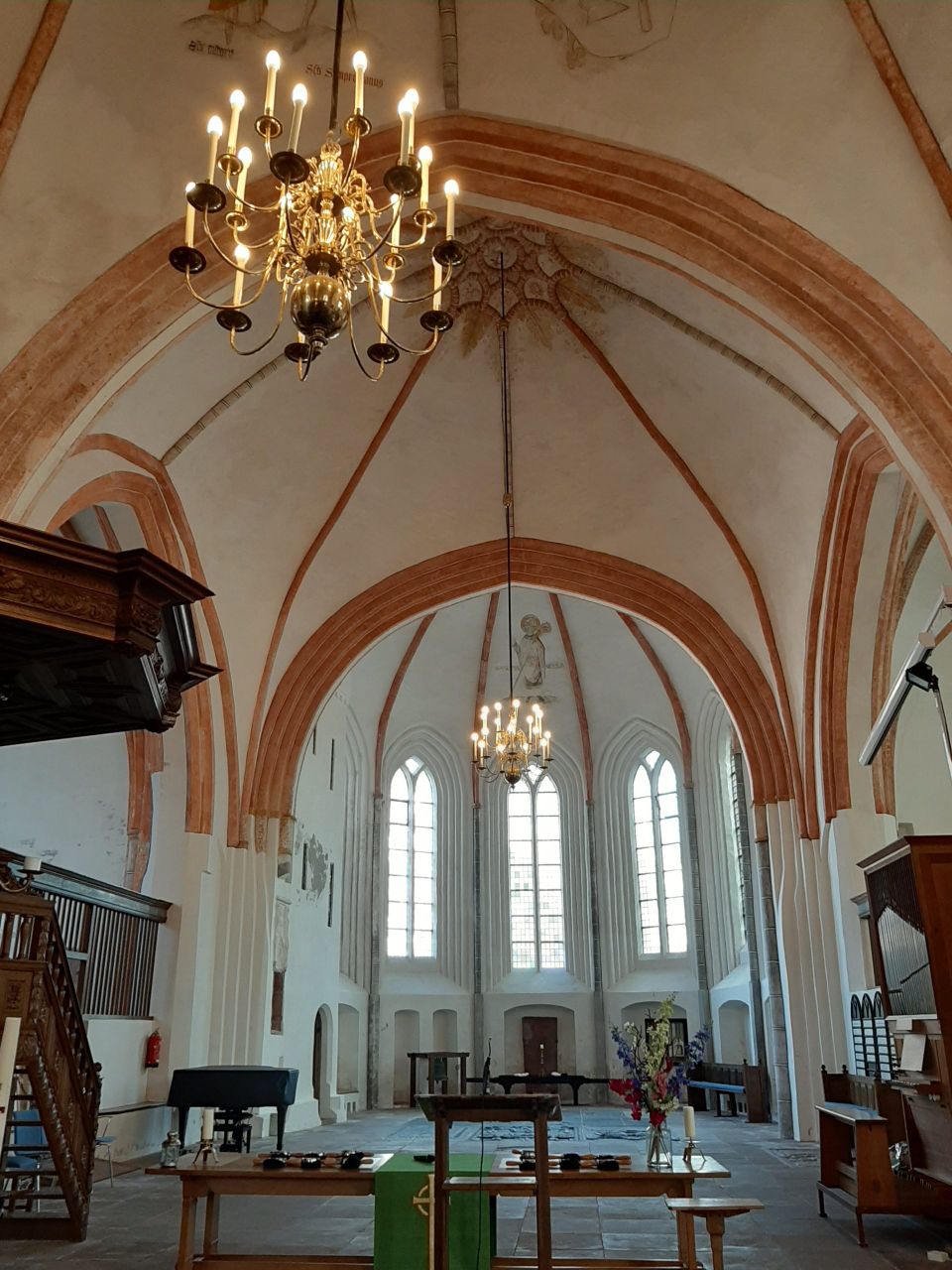 Foto: gemeente Appingedam. Het koor van de Nicolaïkerk in Appingedam waarin het concert plaatsvindt.