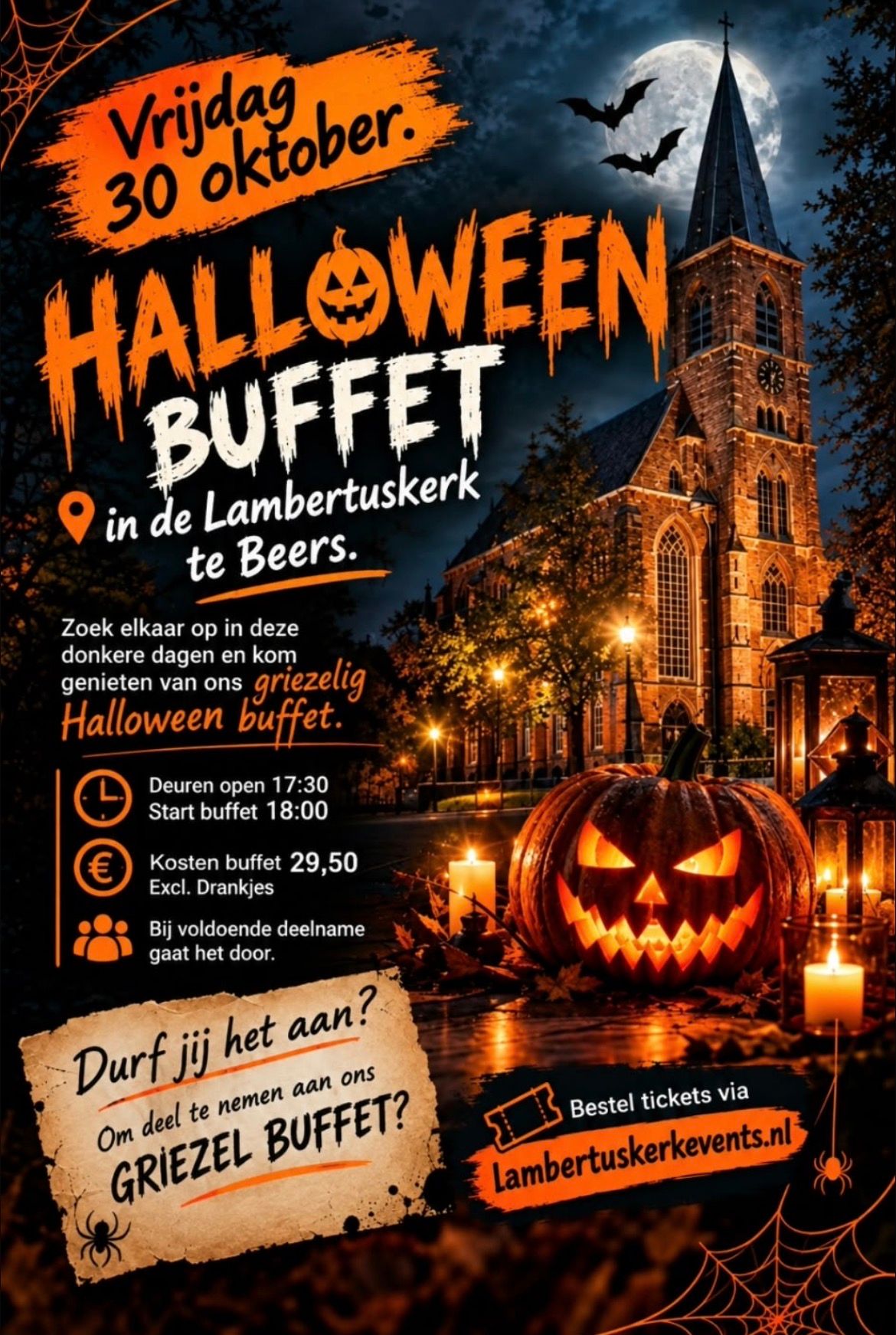Halloween Buffet Lambertuskerk Beers