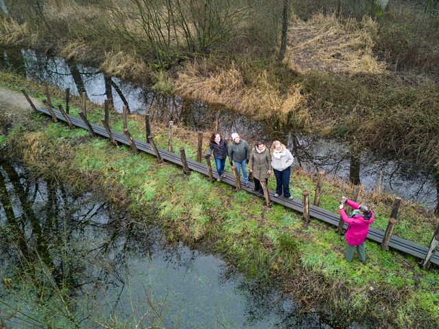 Dronefoto Landgoed Wellenseind Lage Mierde