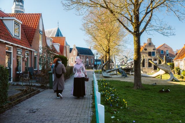 Wandelen in Hindeloopen.