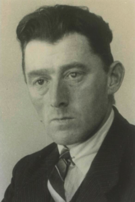 Een portret van verzetsstrijder Jeen Hornstra.