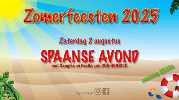 Spaanse Avond in 't Spitje 2 augustus