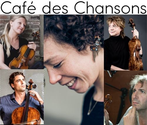 Muzikanten met instrumenten