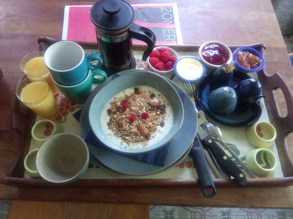 Ontbijt-deel 1 met biologisch vers