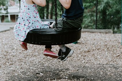 children in playground outdoors