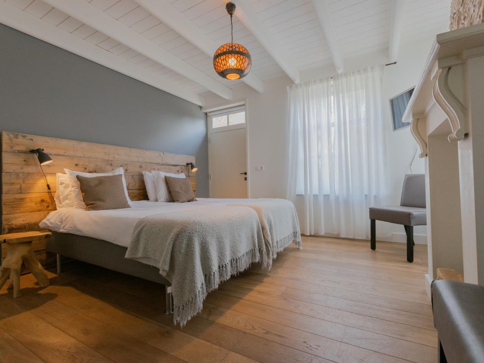 Slaapkamer in vakantiewoning het Hemels Helleke