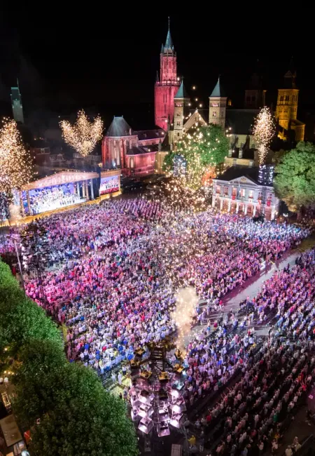 Fireworks at Andre Rieu Vrijthof Maastricht concert