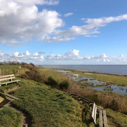 Gaasterland - uitzicht over klif