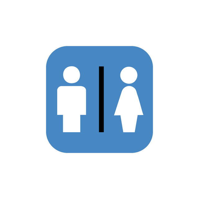 Icoon openbaar toilet