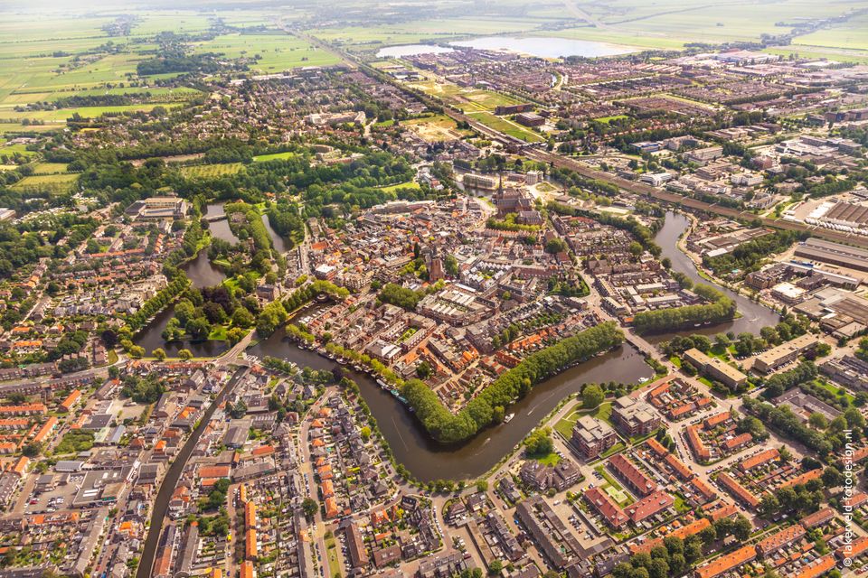 Woerden van bovenaf