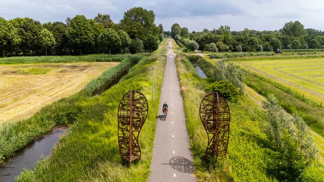 Halve Zolenpad vanuit de lucht.