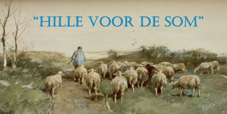 Afbeelding van schilderij: herder met schapen