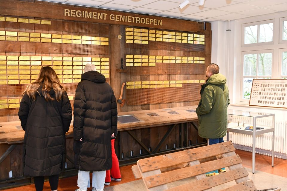 Centrale hal bij het Geniemuseum in Vught