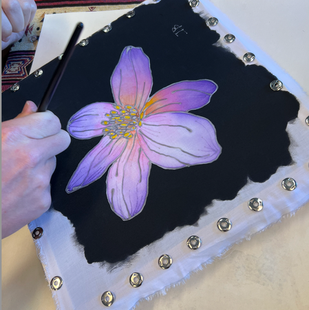 Batik art workshop Luna Nguyen Atelier Almere stad Spoordreef Saeckenborgh