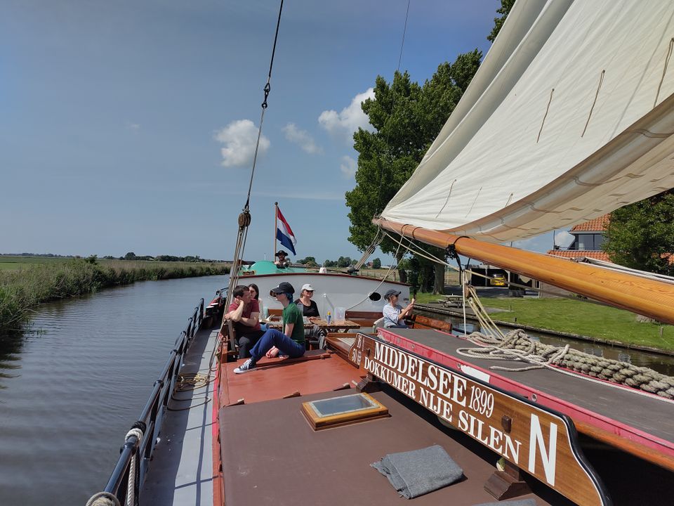 Zeilschip in Friesland