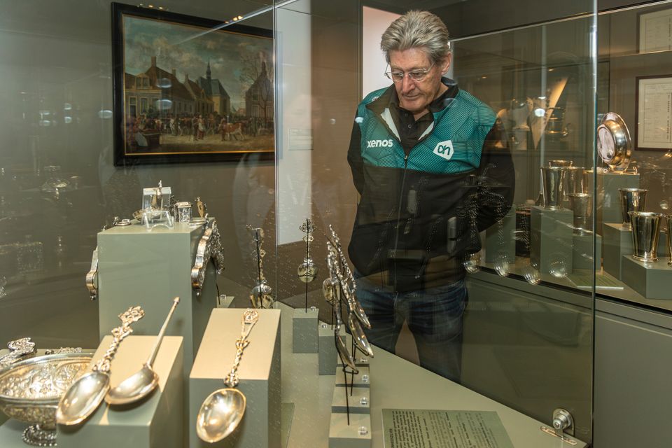 Jillert Anema in Museum Heerenveen.