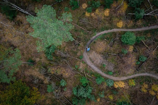 MTB'er in Asten in De Peel