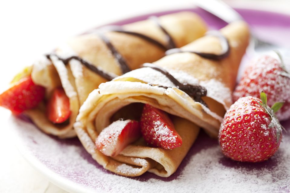 Pannenkoeken eten