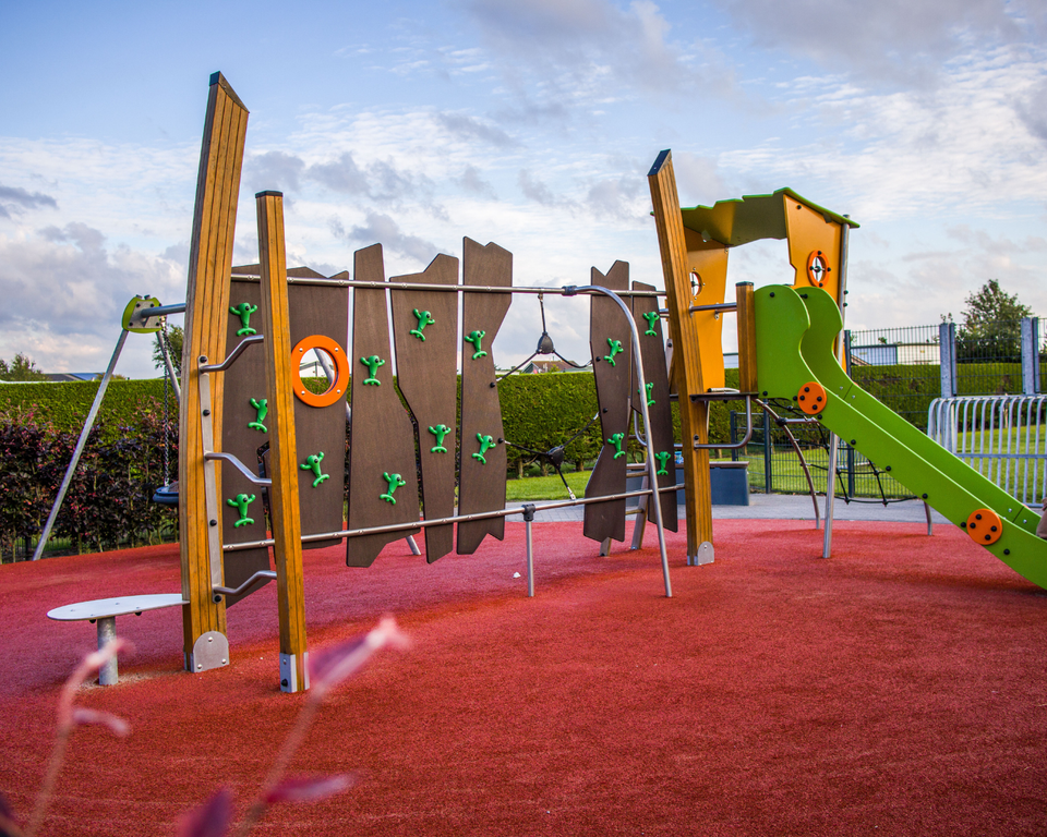 Spielplatz für Kinder auf dem Camping De Wulp in Noordwijk
