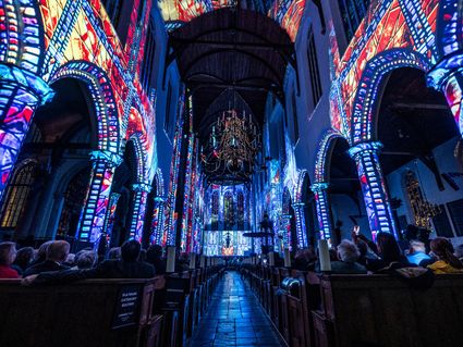 Luminiscence in de Oude Kerk Delft
