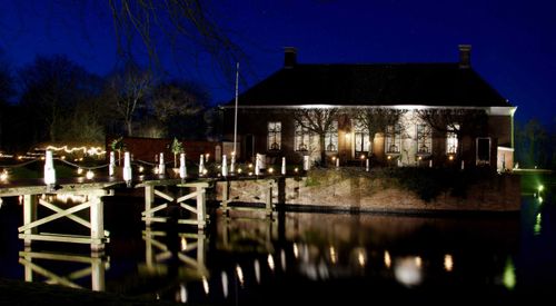 rechtenvrij: Borg in kerstsfeer