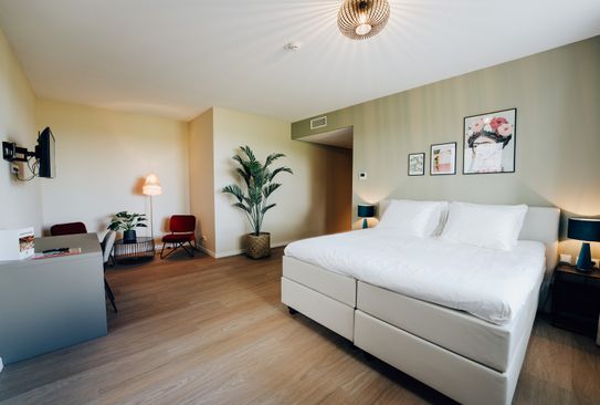 Verblijf in ons duurzame hotel in één van de 24 comfortabele kamers met keus uit een comfort plus of comfort. Al onze kamers zijn ontworpen met oog voor detail en bieden een heerlijk comfort.
