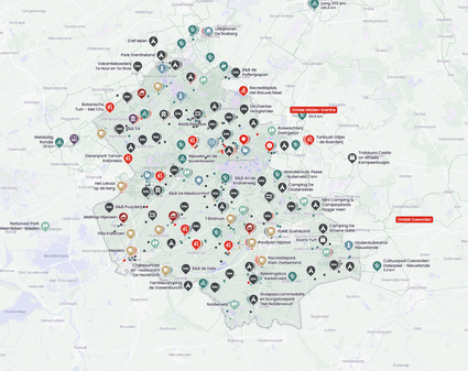 Interactieve kaart - Wolfmaps - Zuidwest-Drenthe