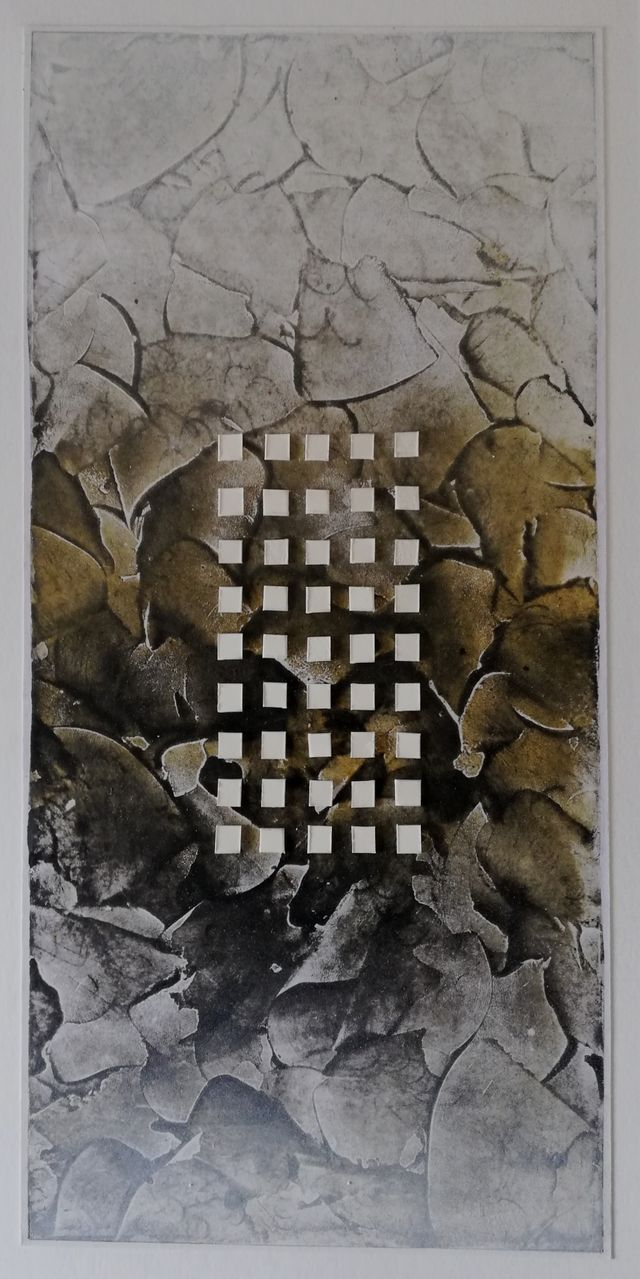 abstracte diepdruk